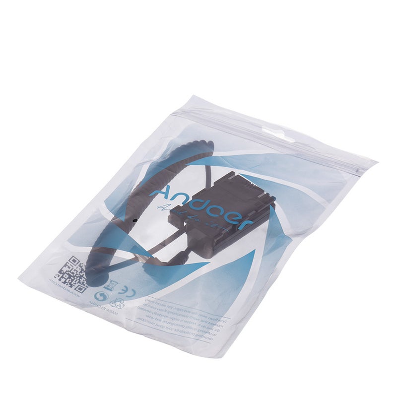 ANDOER LP-E6 Dummy Battery Pack DC Coupler Connector Spring Cable Replacement For Canon Camera Black - Image 5