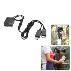 ANDOER DMW-DCC8 DC Coupler USB Power Adapter Camera Charger Kit Black  - Image 2