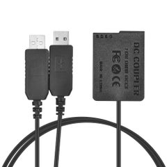 ANDOER DMW-DCC8 DC Coupler USB Power Adapter Camera Charger Kit Black  - Image 1
