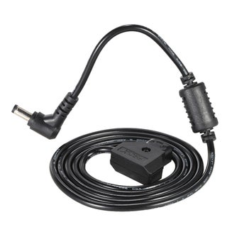 D-Tap 2 Pin Male Connector to DC 5.5 x 2.5mm Plug Power Cord Cable For BMCC BMPC DSLR Rig Power Supply Black - v1602589694/N40984046A_1