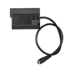 ANDOER EN-EL15 Fully Decocded Dummy Battery Pack DC Coupler Connector For Nikon DSLR Camera Black  - Image 2