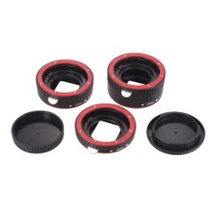 ANDOER Portable Auto Focus Macro 13mm, 21mm And 31mm Extension Tube Adapter Ring Set Black/Red  - Image 5