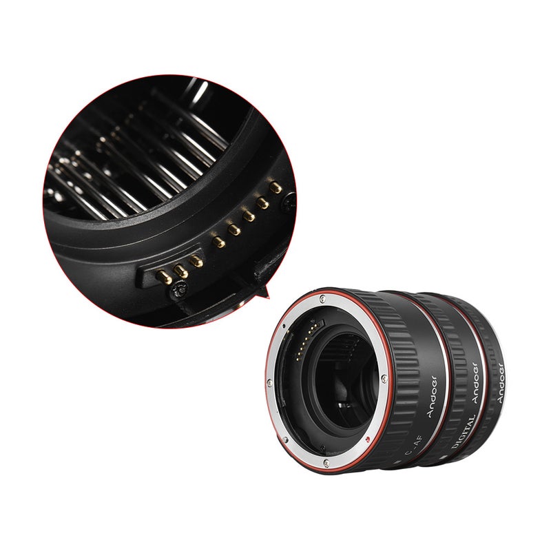 ANDOER Brand New Upgraded Macro 13mm, 21mm And 31mm Extension Tube Set Black  - Image 4
