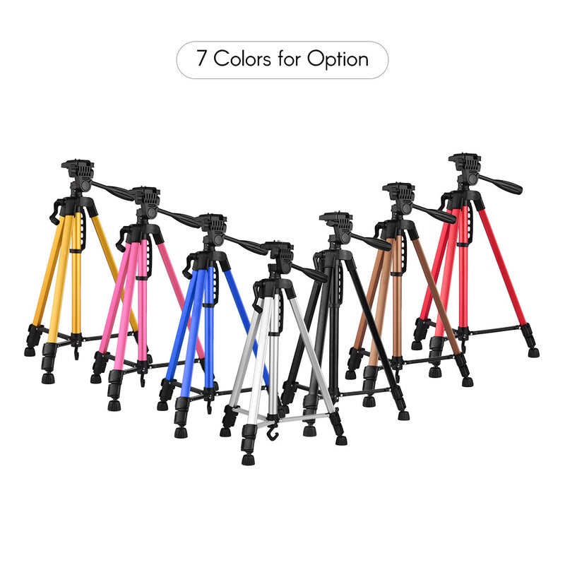 ANDOER Portable Lightweight Tripod Silver - Image 2
