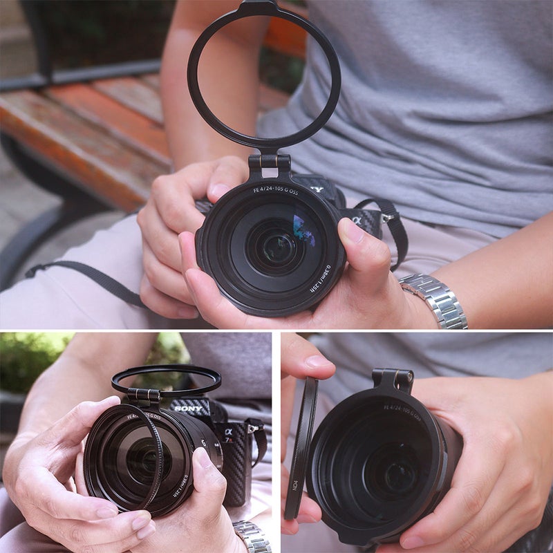 Metal Filter Adapter Ring Black  - Image 2
