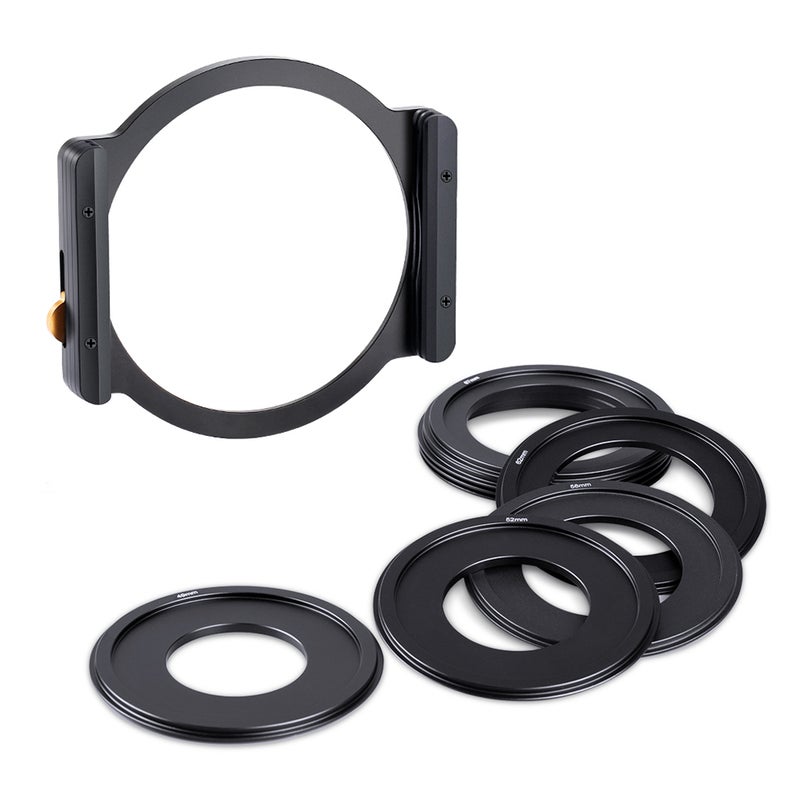 Metal Square Filter Holder Black  - Image 3