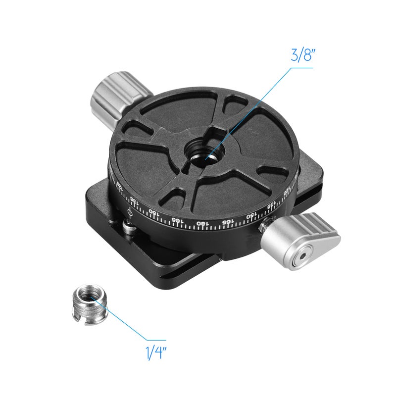 ANDOER Panoramic Tripod Head Black - Image 4