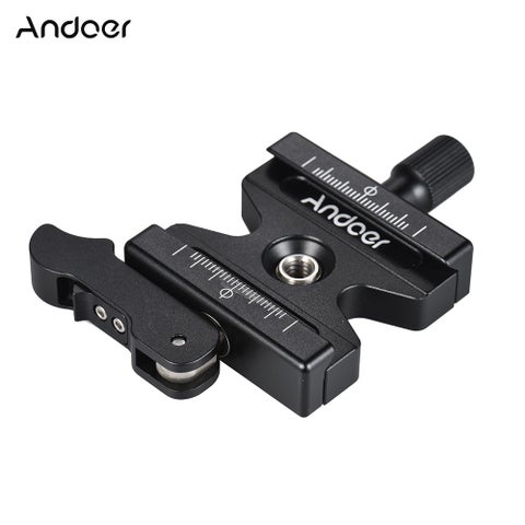 Aluminium Alloy Quick Release Clamp With Adjustable Lever Black
