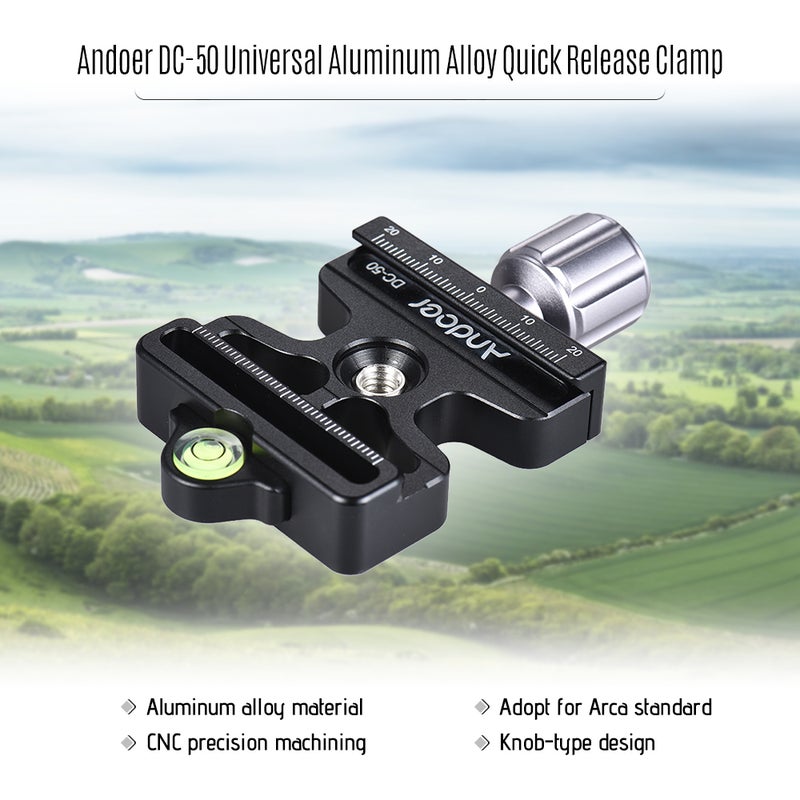 ANDOER Aluminium Alloy Quick Release Clamp Black - Image 5