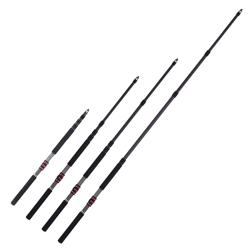 Extendable Telescoping Microphone Boom Pole Black  - Image 1
