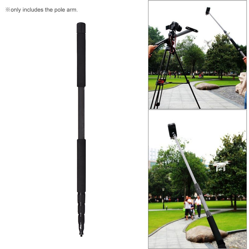 Extendable Telescoping Microphone Boom Pole Black  - Image 5