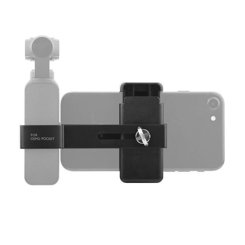 Portable Handheld Mobile Phone Holder Fixing Clip Black/Grey  - Image 3