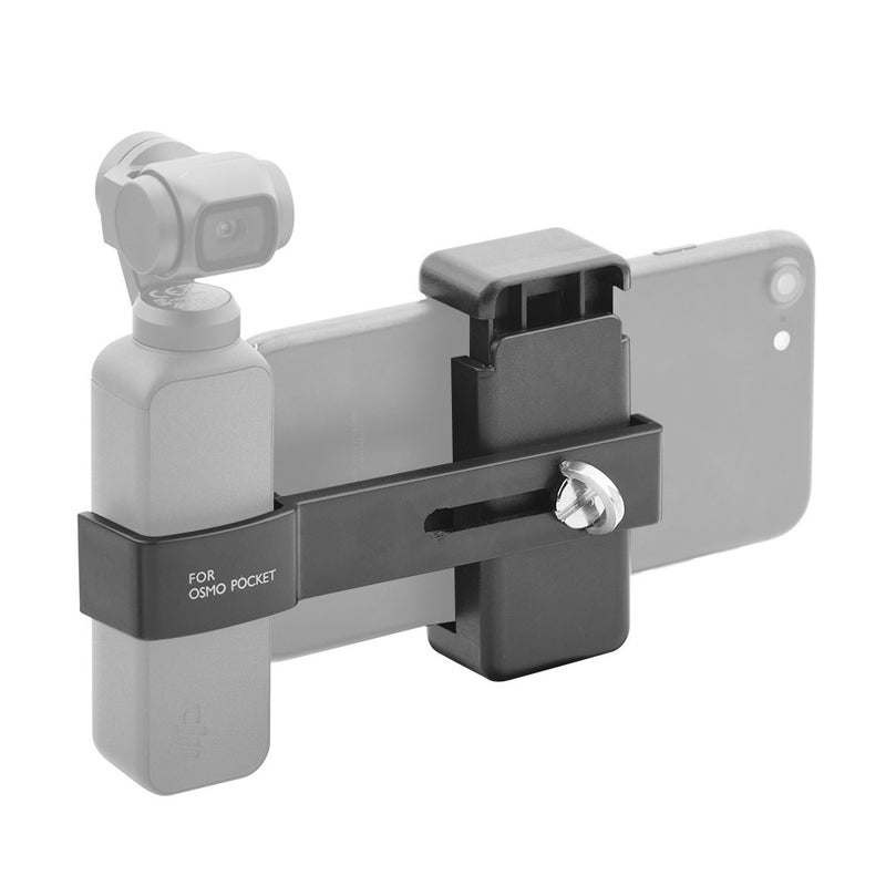 Portable Handheld Mobile Phone Holder Fixing Clip Black/Grey  - Image 1