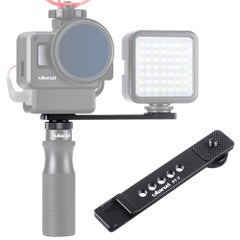 Generic Universal Cold Shoe Stand Bracket Vlogging Microphone Extension Black  - Image 2
