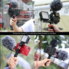 Generic Universal Cold Shoe Stand Bracket Vlogging Microphone Extension Black  - Image 3