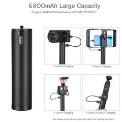 Generic 6800MAH Power Bank Hand Grip Black  - Image 3