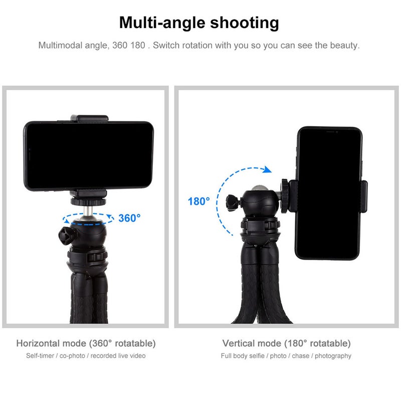 Flexible Hose Sponge Octopus Tripod Black  - Image 2