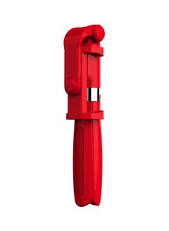 L01 Self-Timer Pole Tripod Selfie Stick Red
