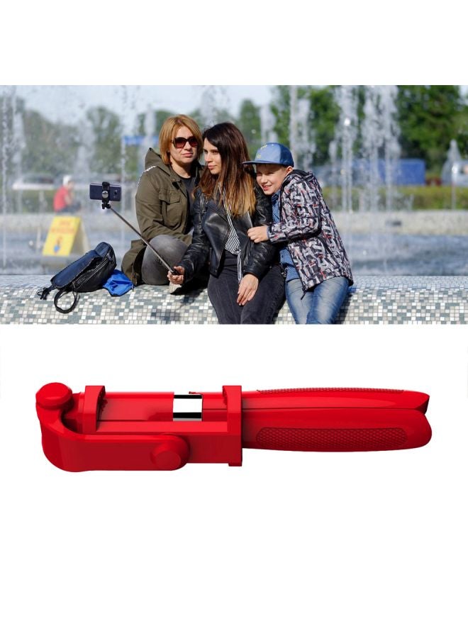 Generic - L01 Self-Timer Pole Tripod Selfie Stick Red - Image 1