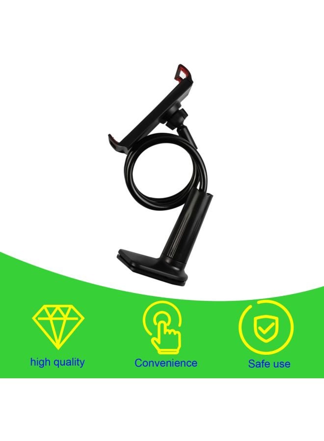 Generic Flexible Desktop Mobile Phone Holder Stand Black  - Image 2