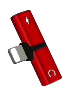 Generic Dual Lightning Splitter T-Type Adapter Red  - Image 2