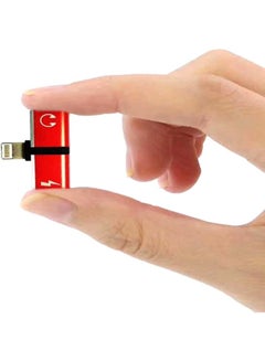 Generic Dual Lightning Splitter T-Type Adapter Red  - Image 4