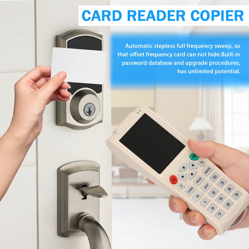 جهاز Icopy 3 مع وظيفة فك تشفير كاملة، آلة مفتاح بطاقة ذكية RFI-D Rfc كوبير IC/I-D رمادي 22.50x6.20x15.00سم  - Image 5