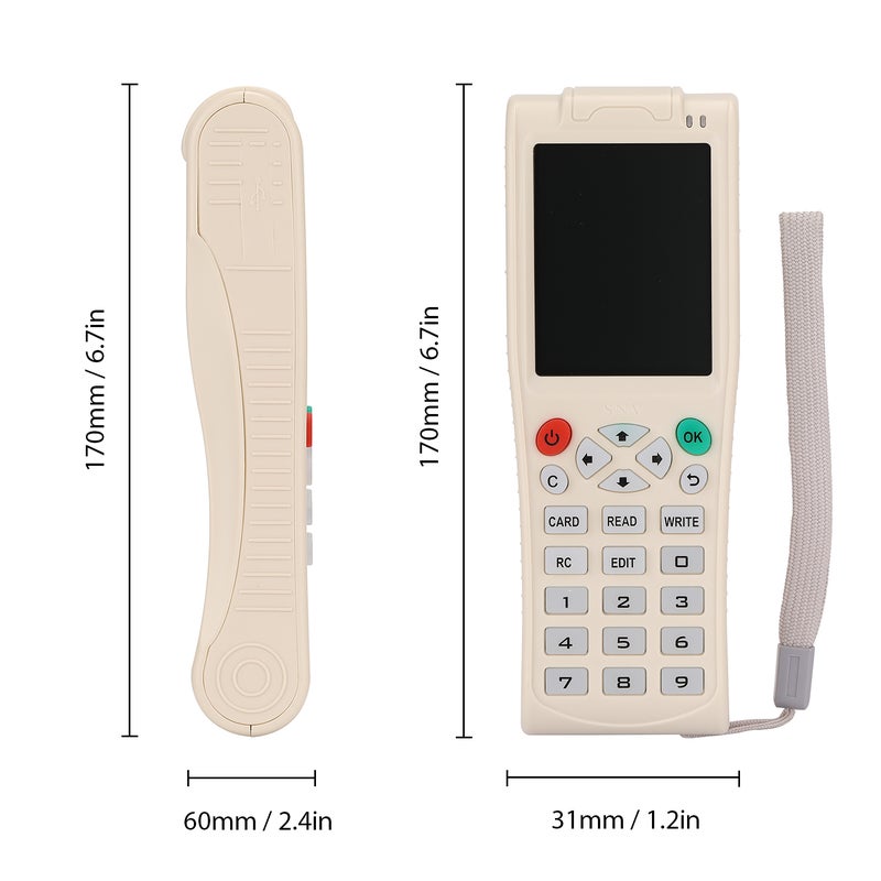 iCopy 3 With Full Decode Function Intelligent Card Key Machine RFI-D NFC Copier IC/I-D Reader Writer Duplicator Multicolor 22.50x6.20x15.00cm  - Image 2