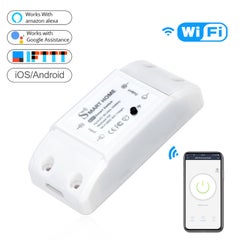 Generic Basic Smart Remote Control Wifi Switch White 9.00x3.10x4.30cm  - Image 1