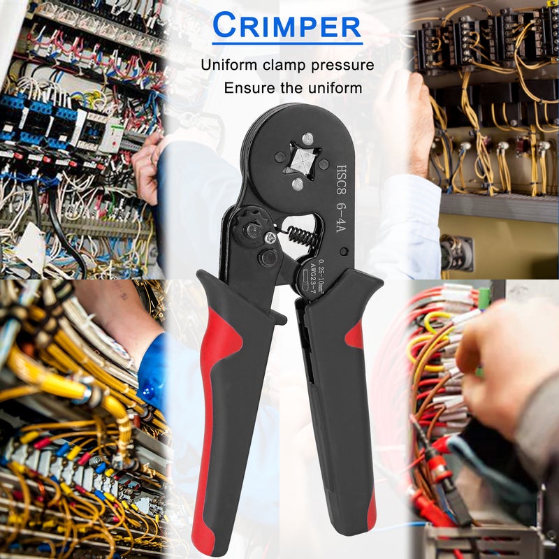 Generic Kit High Hardness Crimper Plier With 1200 Piece Wire Ferrules Crimp Ends Terminal Blue 21.50x6.10x11.60cm  - Image 5