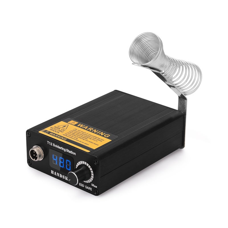 منصة لحام T12 <b> BGA</b>محمولة، و تعمل بالأشعة تحت الحمراء. أسود 27.00x5.00x17.00سم - Image 1