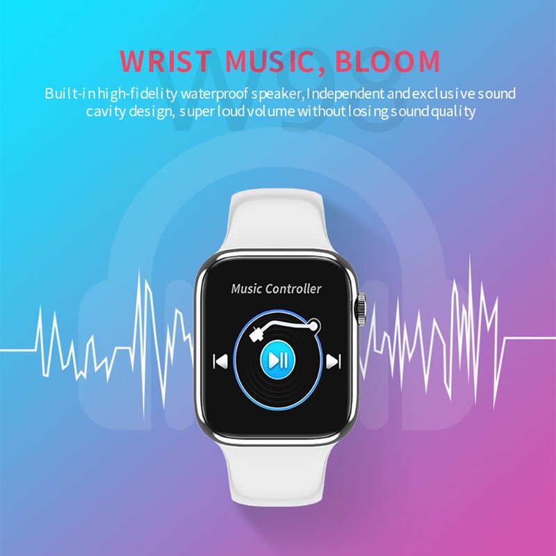 W98 Fitness Tracker Smart Watch Silver
