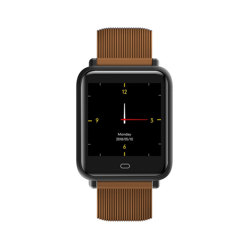 Q9 Sport Watch Smart With 2 Replacement Straps Coffee  - Image 1