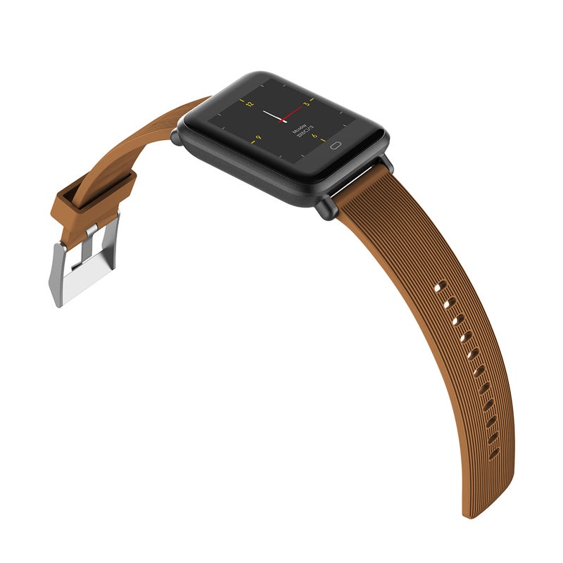 Q9 Sport Watch Smart With 2 Replacement Straps Coffee  - Image 5