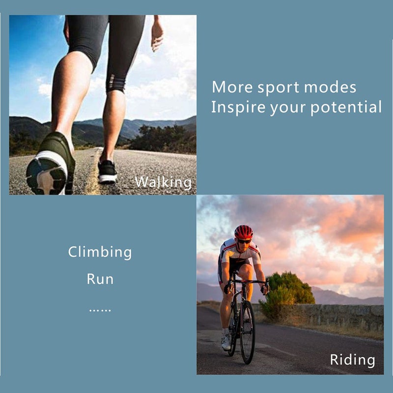 Q9 Sport Watch Smart With 2 Replacement Straps Coffee  - Image 3