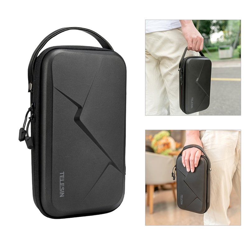 Portable Storage Bag Waterproof EVA Carrying Case Black  - Image 2