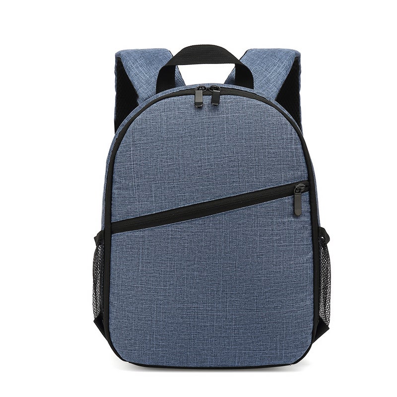 Multi-functional Digital Camera Backpack Bag Blue - Image 1