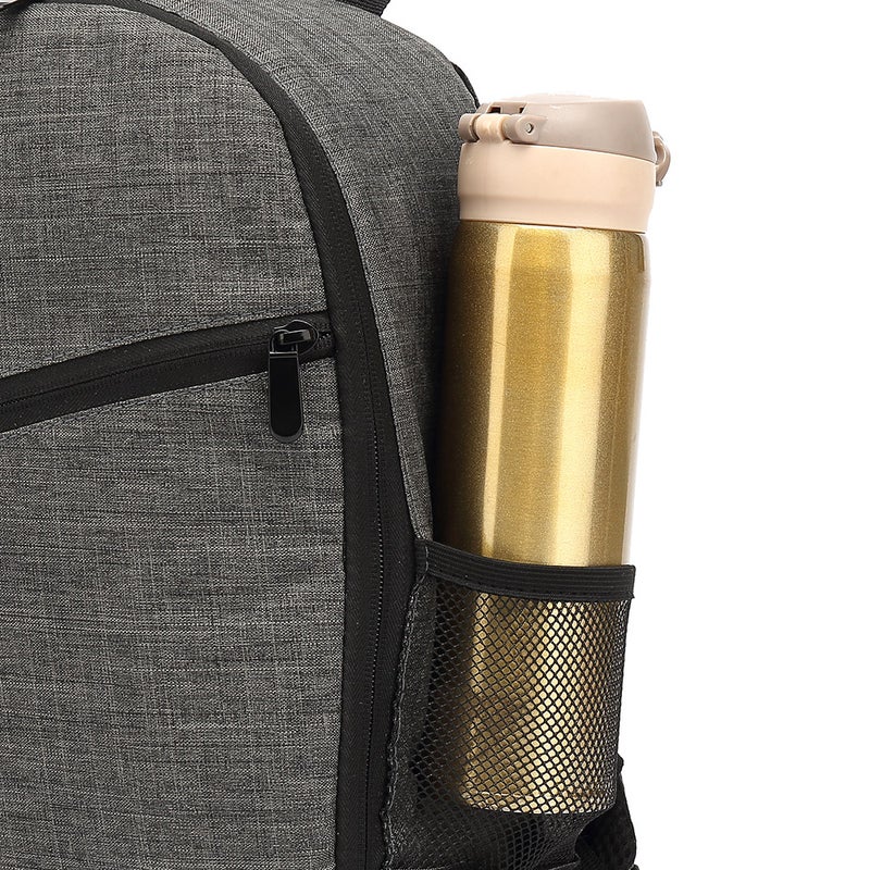 Multi-functional Digital Camera Backpack Bag Blue - Image 4