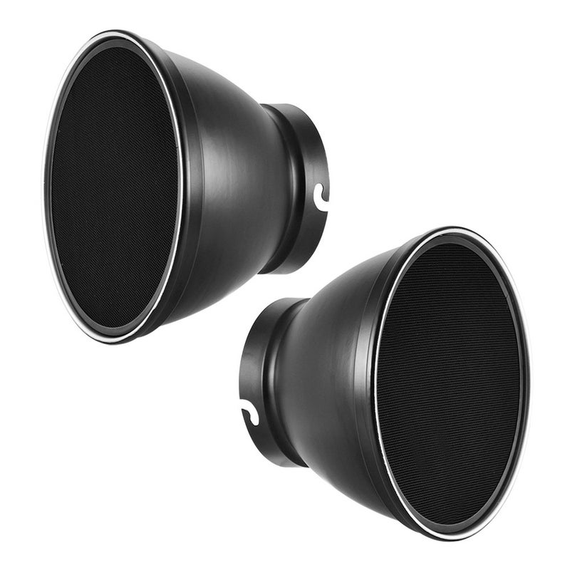 Elinchrom Mount Reflector Diffuser Lamp Shade With 10° 30° 50° Honeycomb Grids 8.27inch Black  - Image 5
