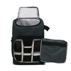 Generic Multi-functional Waterproof Knapsack Large Capacity Portable Travel Camera Bag Grey  - Image 3