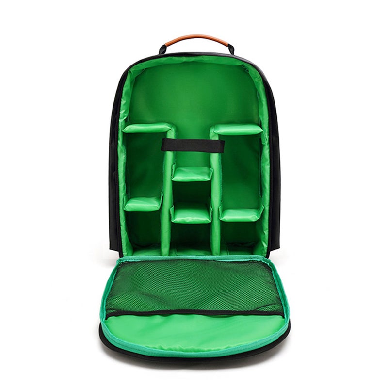Camera Backpack DSLR Waterproof Scratchproof Bag Photo Video Travel Outdoor Case Hiking Green  - Image 3
