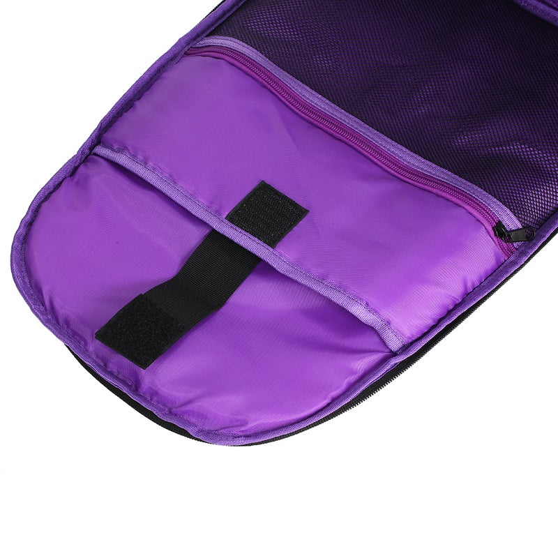 Outdoor Wear-Resisting DSLR Digital Camera Video Backpack Bag Purple  - Image 3