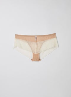 Sheer Hipster Briefs Bare w Ivory
