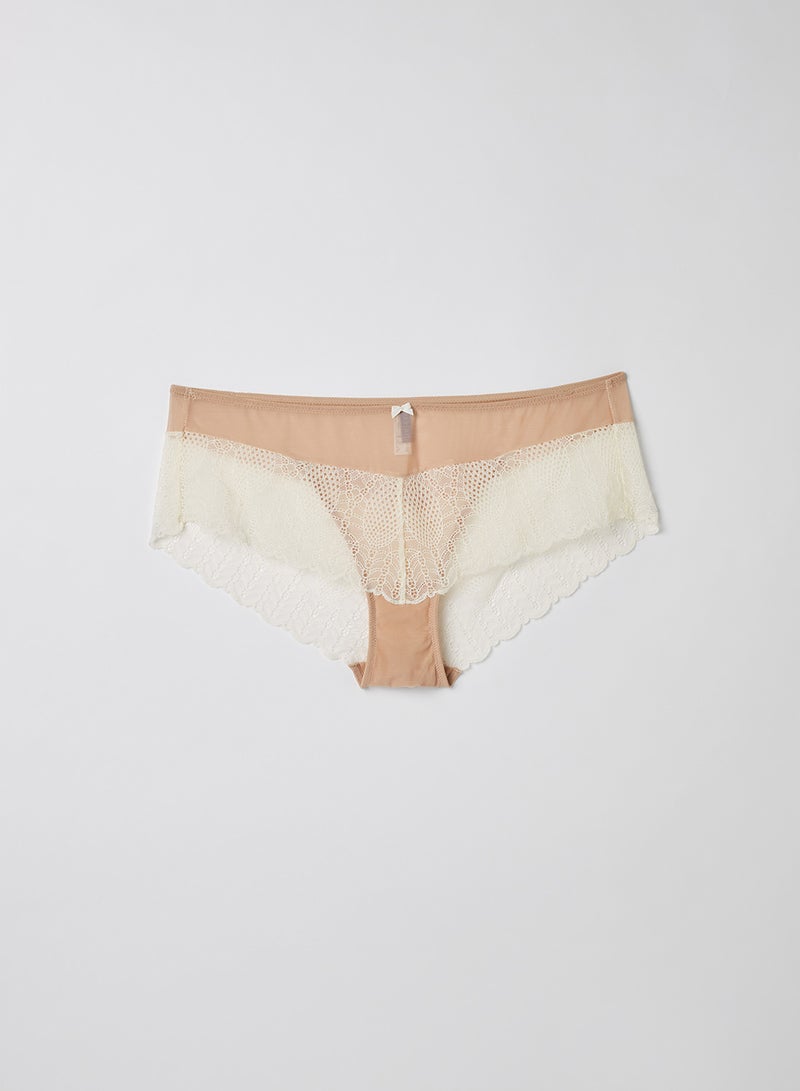 PARFAIT - Sheer Hipster Briefs Bare w Ivory - Image 1