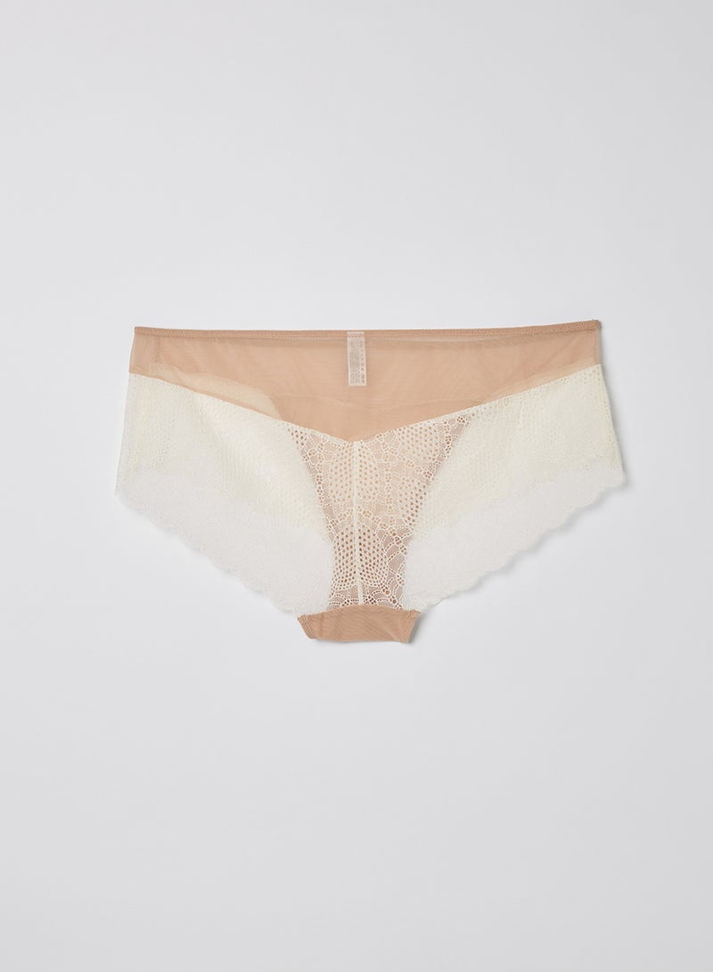 PARFAIT - Sheer Hipster Briefs Bare w Ivory - Image 1