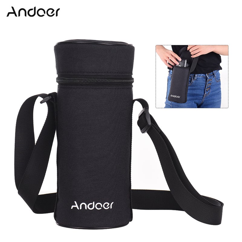 ANDOER Andoer Camera Flash Light Speedlite Storage Bag Case Shockproof Black  - Image 5
