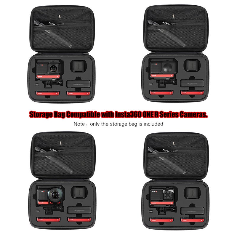 Sports Camera Carry Case Protective Storage Bag Waterproof Shockproof Portable Grey  - Image 4