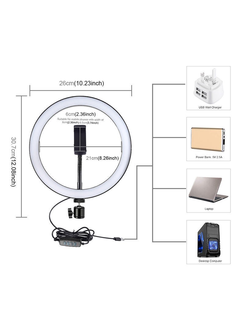 docooler Dimmable LED Round Light Black  - Image 4