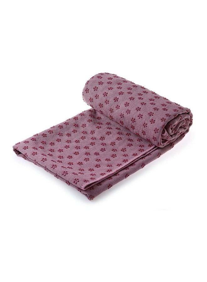 منشفة غير قابلة للانزلاق لبساط اليوجا 26x14x14سم - Image 2