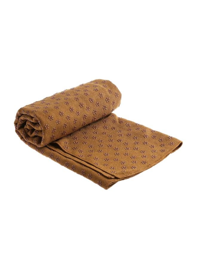 Generic Plum Blossom Printed Non-Slip Yoga Towel 183x63cm - Image 1